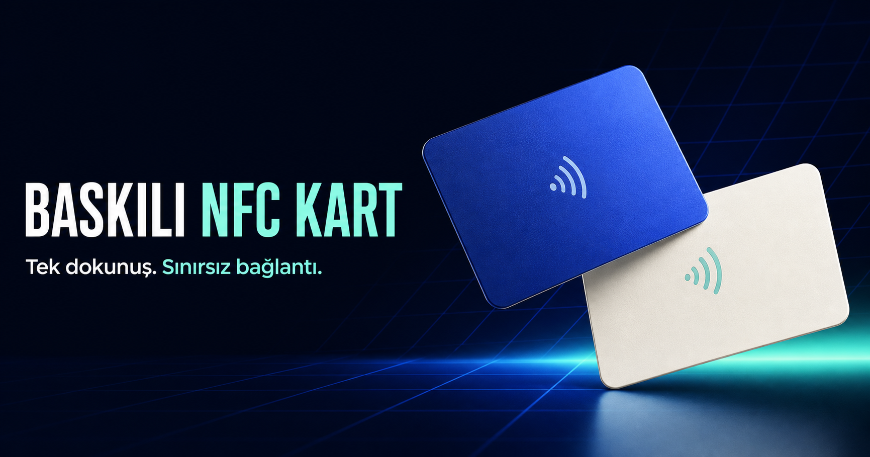 2 Adet Özel Baskılı NFC Kart